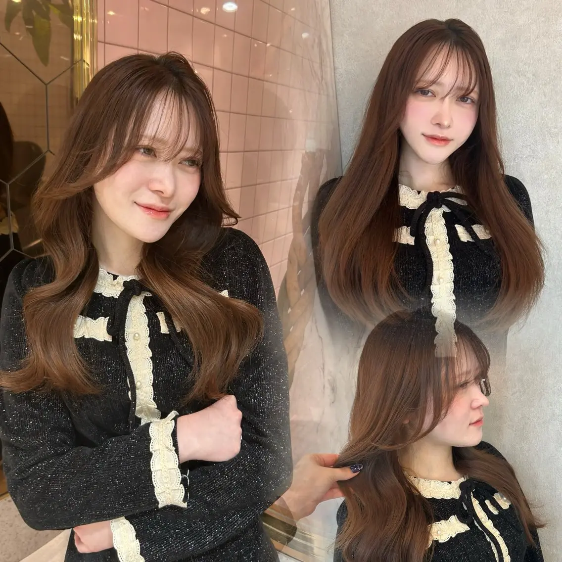 ロング カラー ヘアアレンジ 新宿/多幸感ヘア 髪質改善/chiyoのヘアスタイル