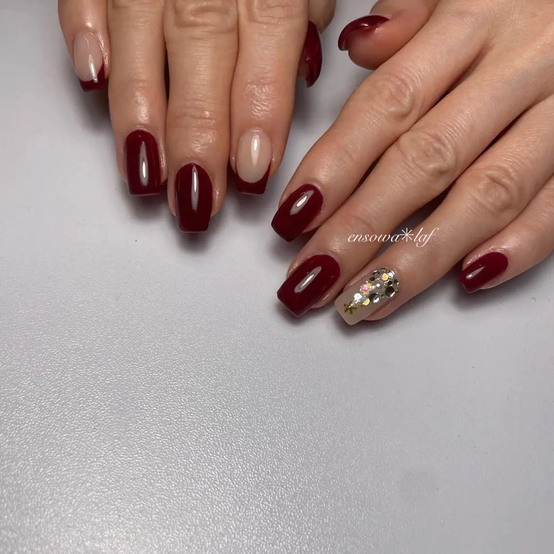 ネイル 冬ネイル クリスマス ensowa✱laf NAILのネイルデザイン
