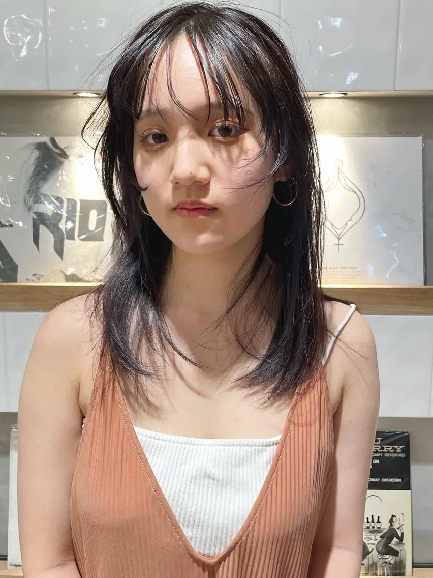 ミディアム HIBIKI/原宿 ハッシュカット🪄のヘアスタイル