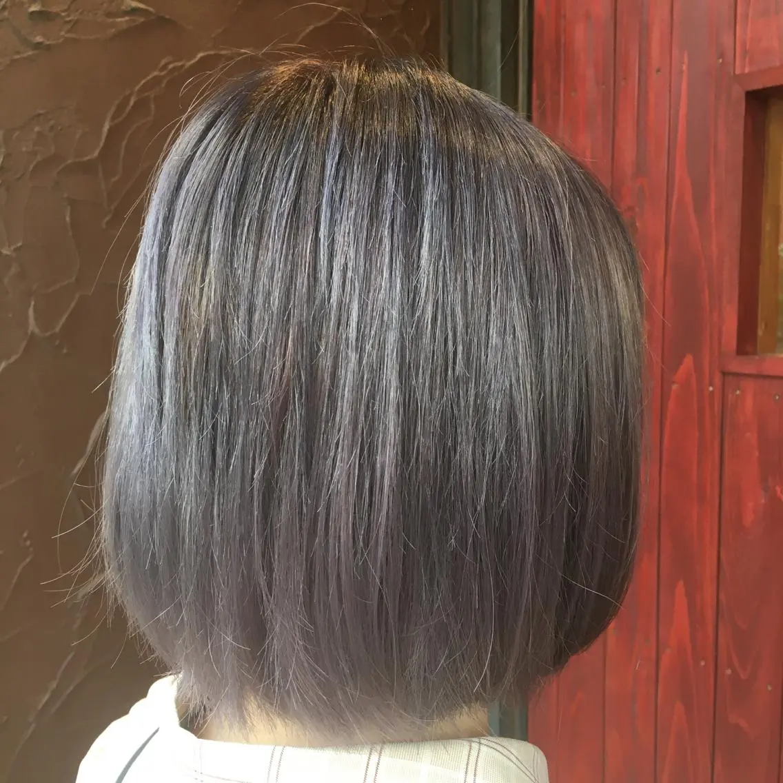 ミディアム カラー カット ヘアカラー トリートメント plaatje 義見のヘアスタイル