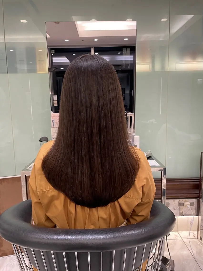 ロング レイヤーカット ロング 縮毛矯正/レイヤー 🌙児玉光瑠のヘアスタイル