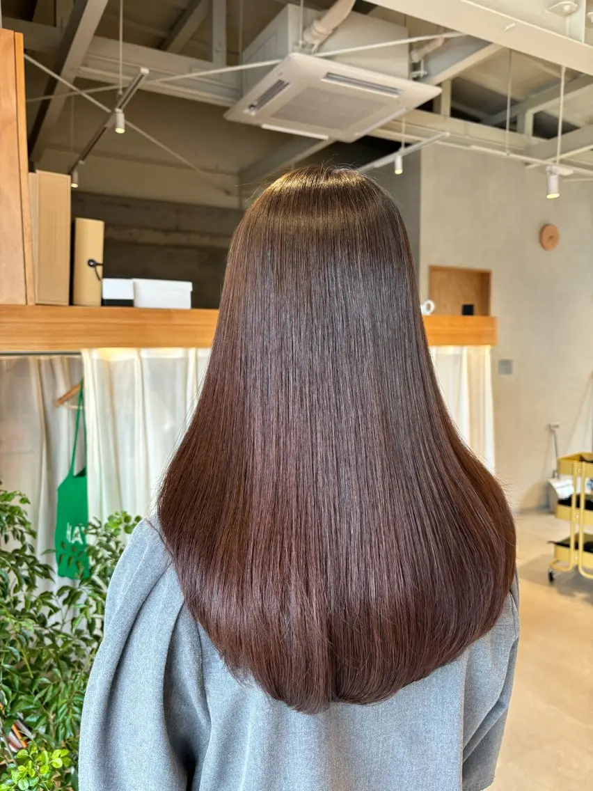 ロング 縮毛矯正 トリートメント manami / muku.のヘアスタイル