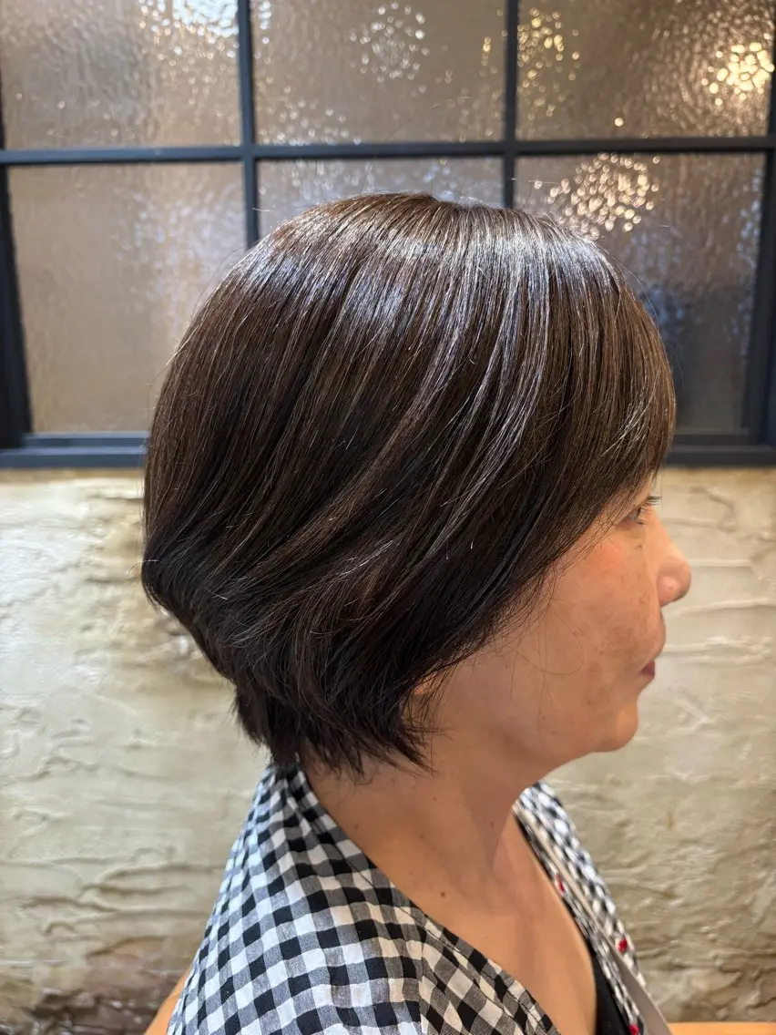 ショート 石井 真帆のヘアスタイル