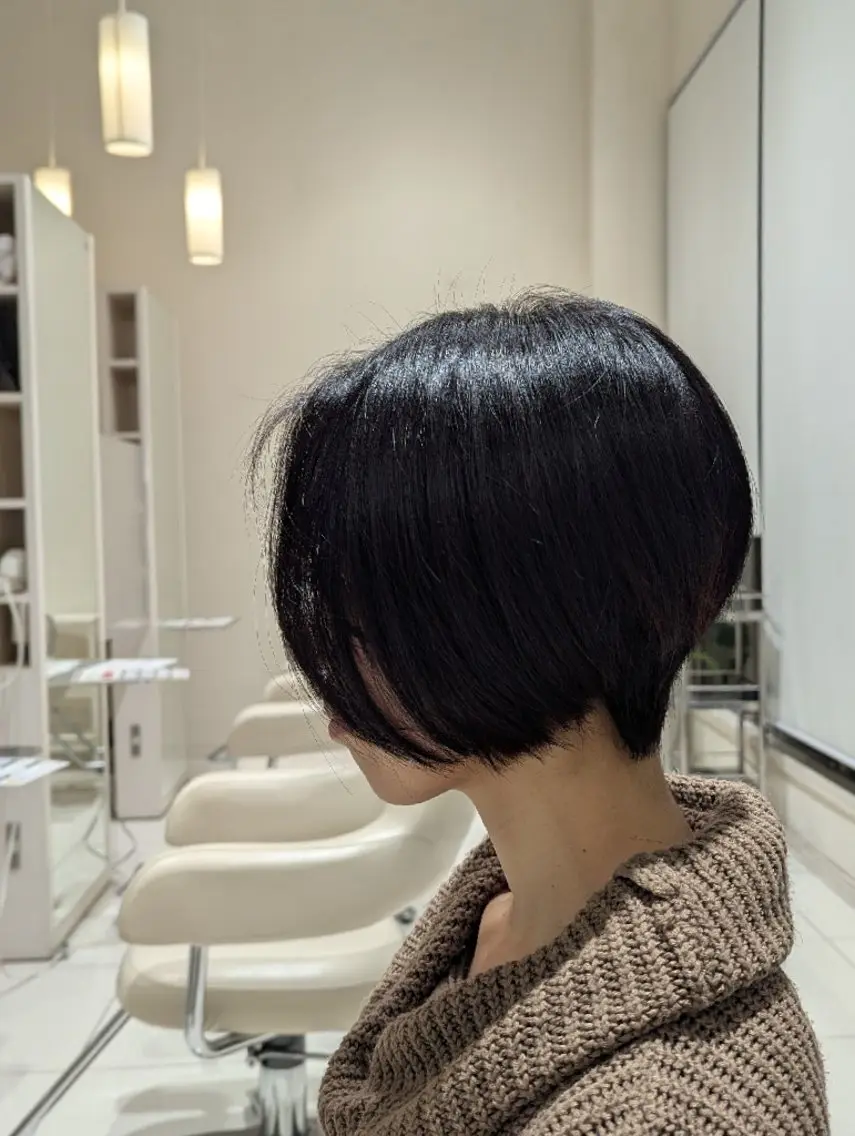 ショート ショートボブ ボブ ショートヘア 後藤 風海のヘアスタイル