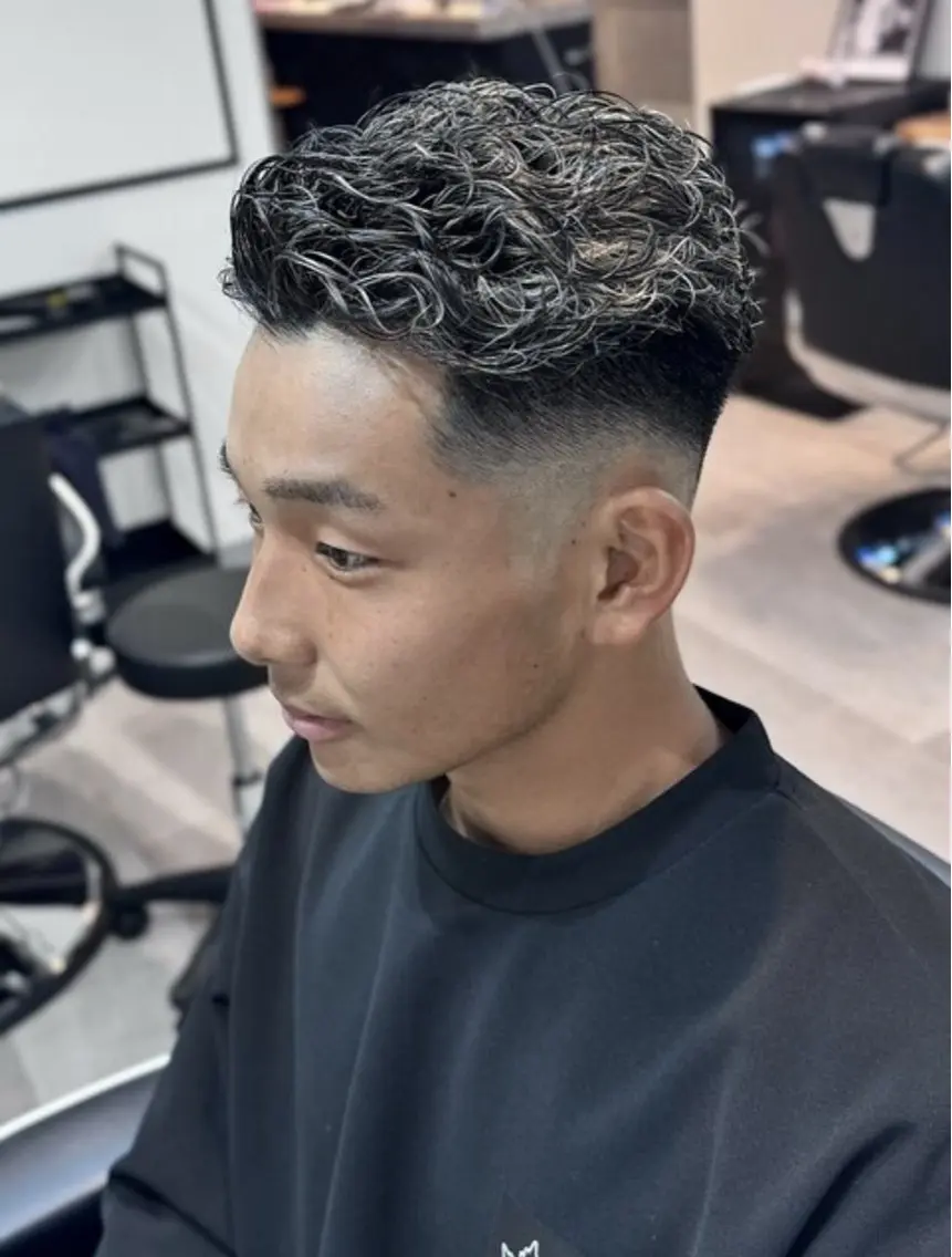 ショート カット パーマ 毛流れ•波巻きパーマ 特化🔥🌊瀬川竜生のヘアスタイル
