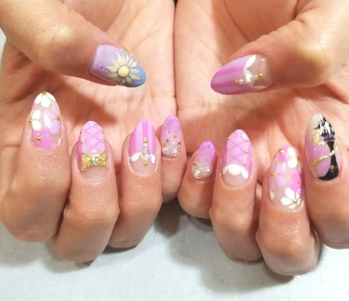 ネイル アートネイル nijiiro🌈 サトウのネイルデザイン