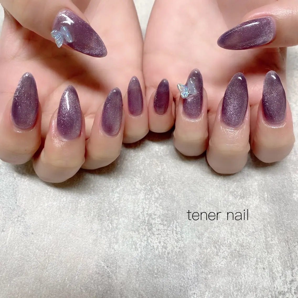ネイル オーロラネイル マグネットネイル テネルネイル tener nailのネイルデザイン