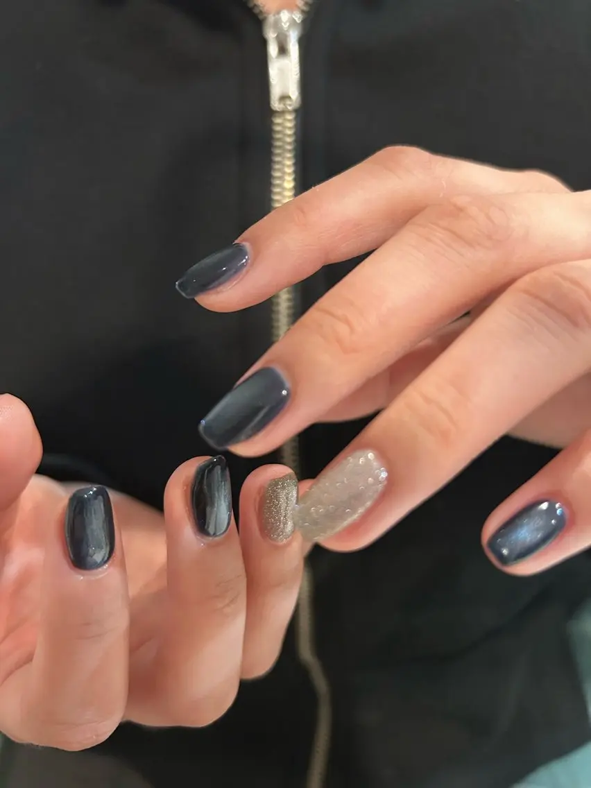ネイル マグネットネイル ハンドネイル フットネイル TESORO nailのネイルデザイン