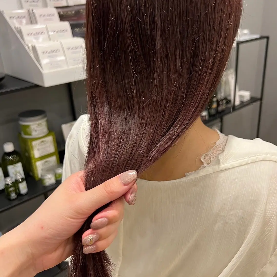 カラー ヘアカラー トリートメント 田中 優菜のヘアスタイル