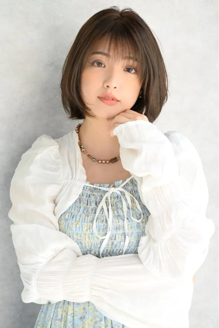 ミディアム カラー 美髪⭐︎髪質改善 井上　康司のヘアスタイル