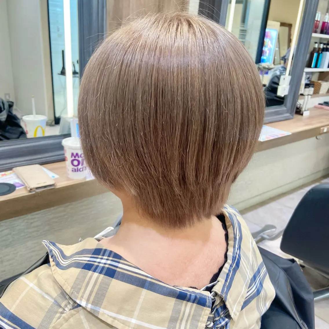 ショート カット ヘアカラー 髪質改善/うる艶ヘア HARUNAのヘアスタイル