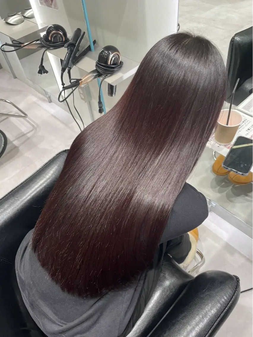 ロング カラー 髪質改善 Lino nanaのヘアスタイル