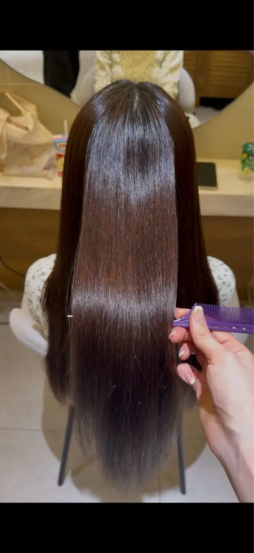 セミロング 縮毛矯正 カラーモデル募集 / sakiのヘアスタイル