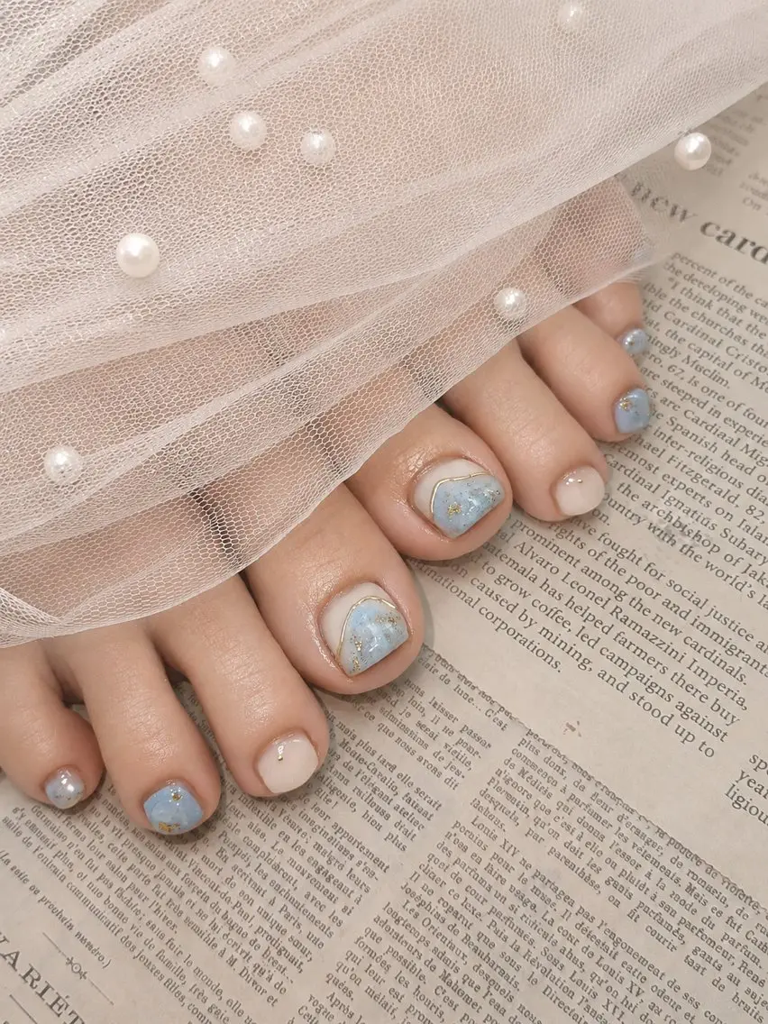 ネイル フットネイル shiki_nail 🪐のネイルデザイン