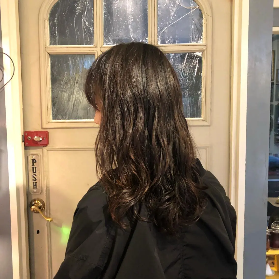 ロング パーマ ロング カット パーマ ヘッドスパ BRITS 渡辺 菜々子のヘアスタイル