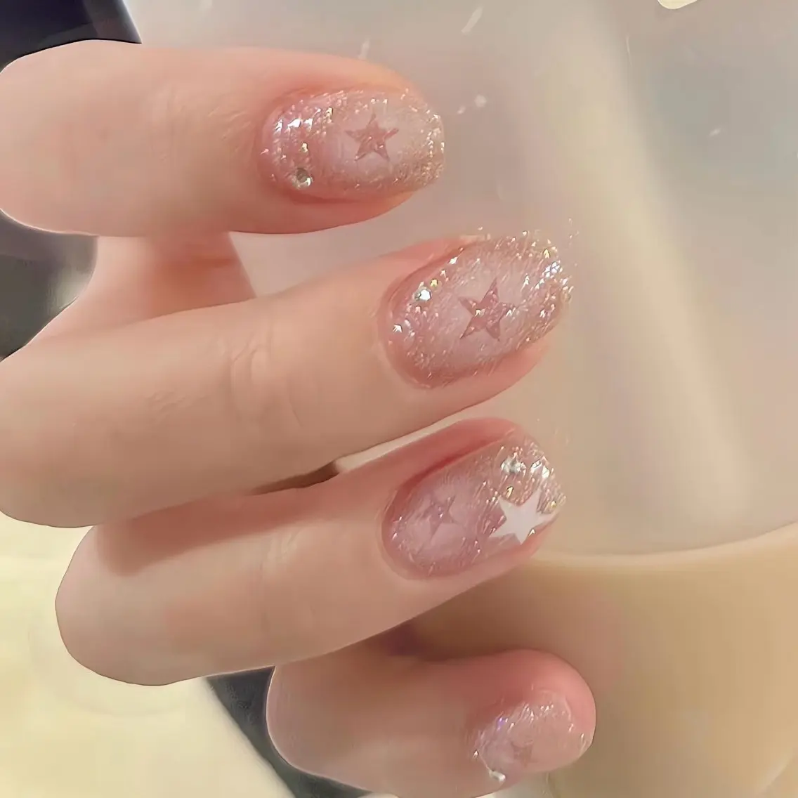 ネイル ハンドネイル By moonネイル 🌷ワンホン/韓国風のネイルデザイン
