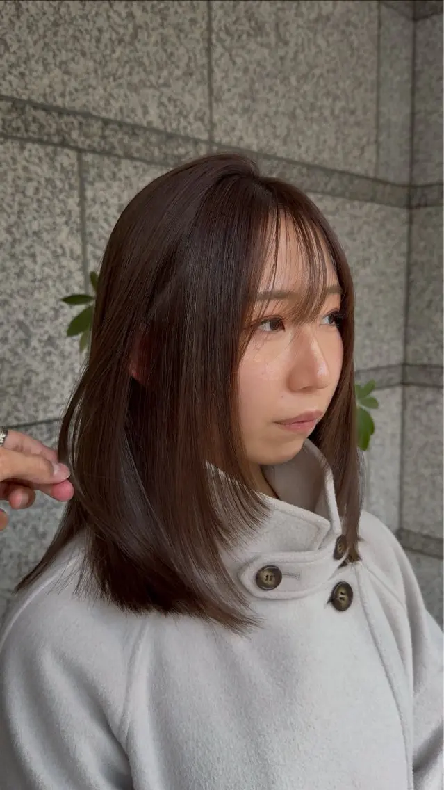 ミディアム カラー カット ヘアカラー トリートメント レイヤーカット/ ブリーチカラー/雅人のヘアスタイル