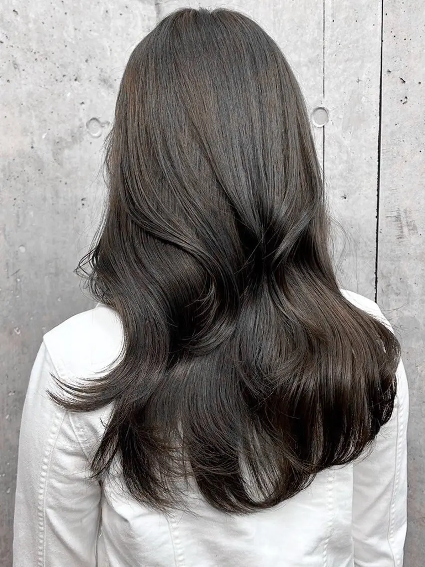 ロング カラー ヘアアレンジ 縮毛矯正 縮毛矯正・カラー特化 指名No.1shunのヘアスタイル