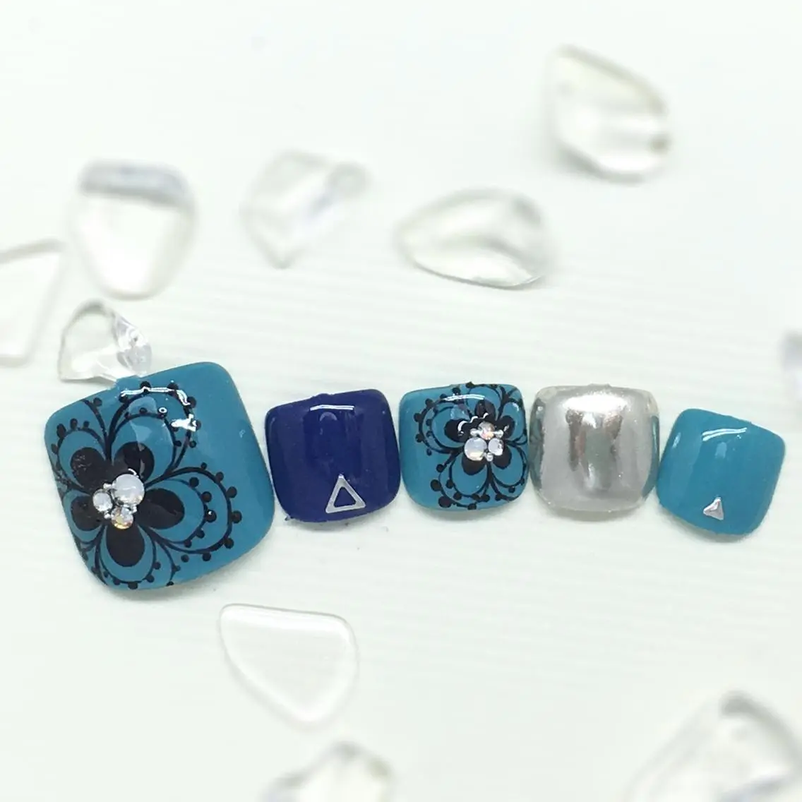 ネイル アートネイル フットネイル フットネイル papii☆ kurodaのネイルデザイン