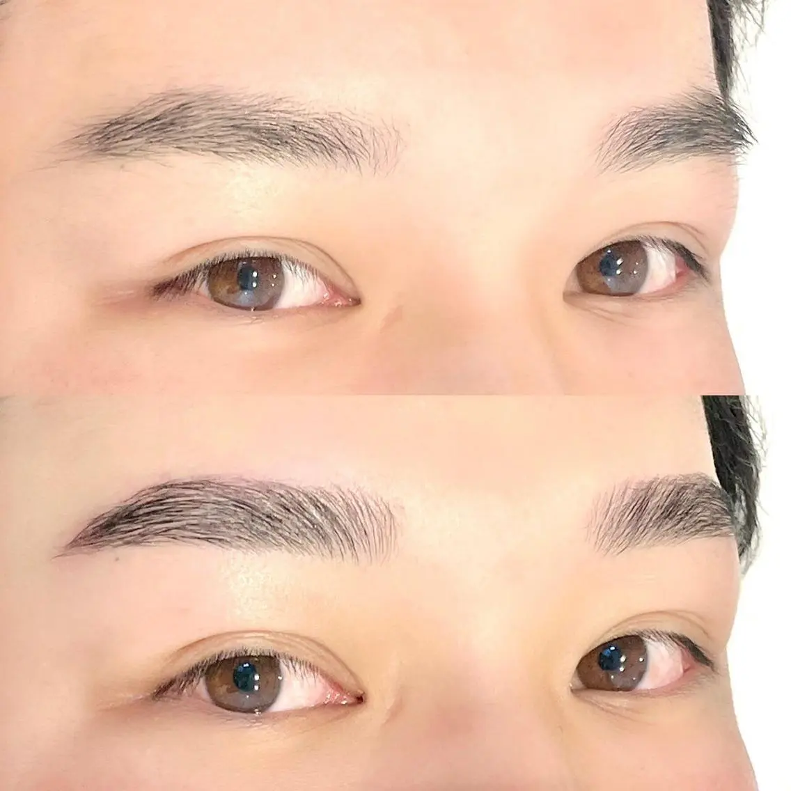 メンズ ワックス脱毛 眉カット Lycka Kanaのマツエク・マツパデザイン