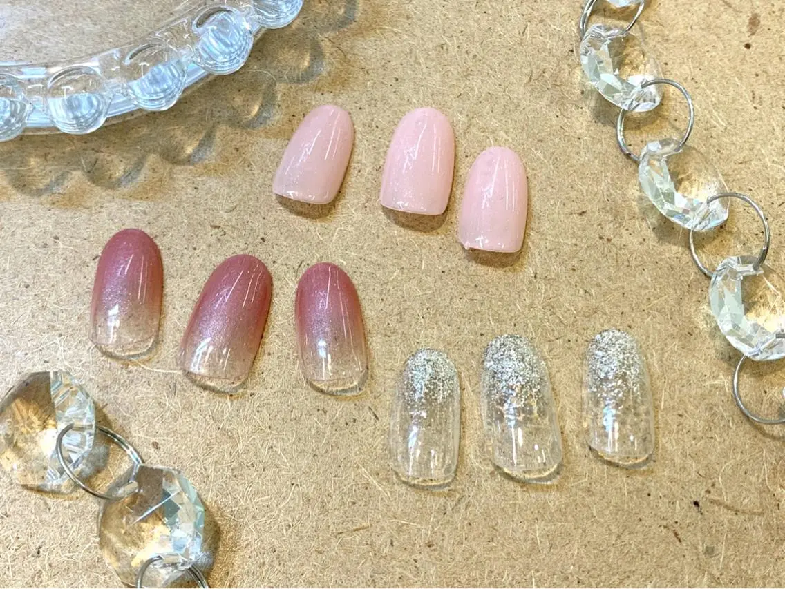 【オフなし】ワンカラー、カラーグラデ、ラメグラデの写真