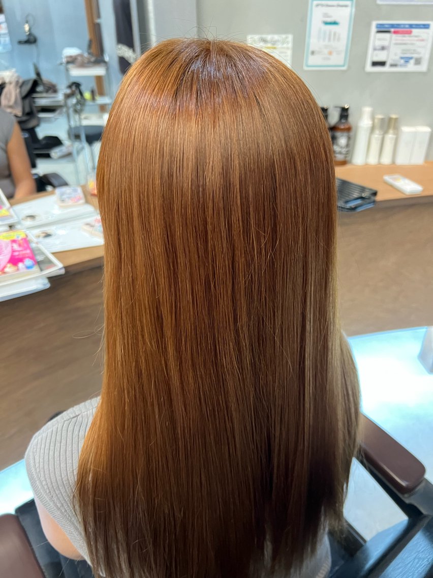 ロング カラー ブリーチ ブリーチなしカラー ヘアカラー 💫齋藤 ハル💫 /郡山/ヘアカラーのヘアスタイル