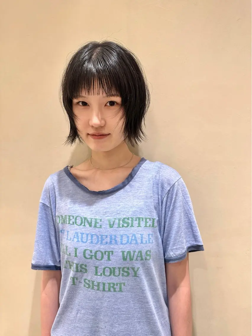 ショート ヘアアレンジ ボブレイヤー ボブ 韓国風ヘア レイヤーカット 似合わせ特化美容師 梅田/KOUTAのヘアスタイル