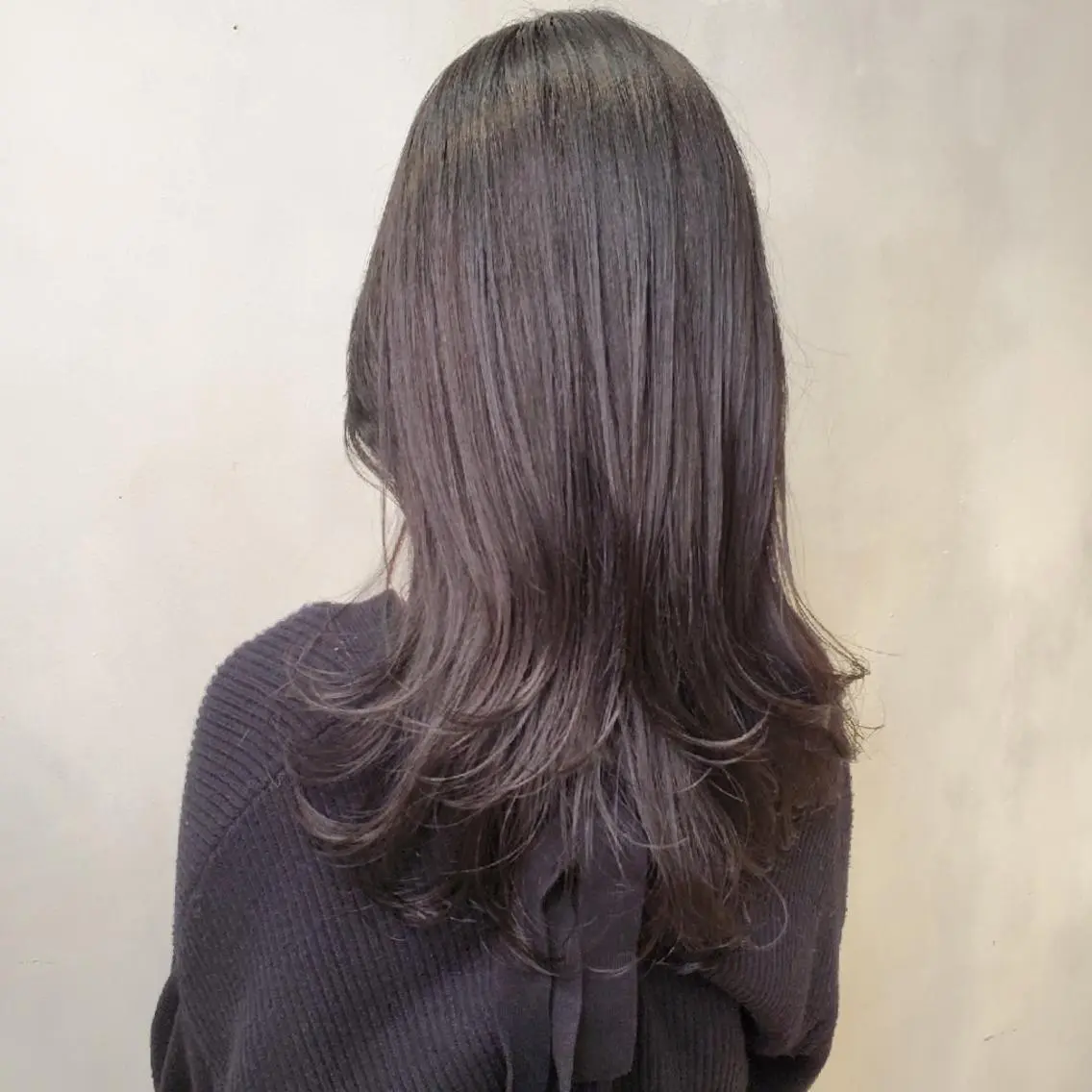 セミロング レイヤーカット 韓国レイヤー suzuのヘアスタイル