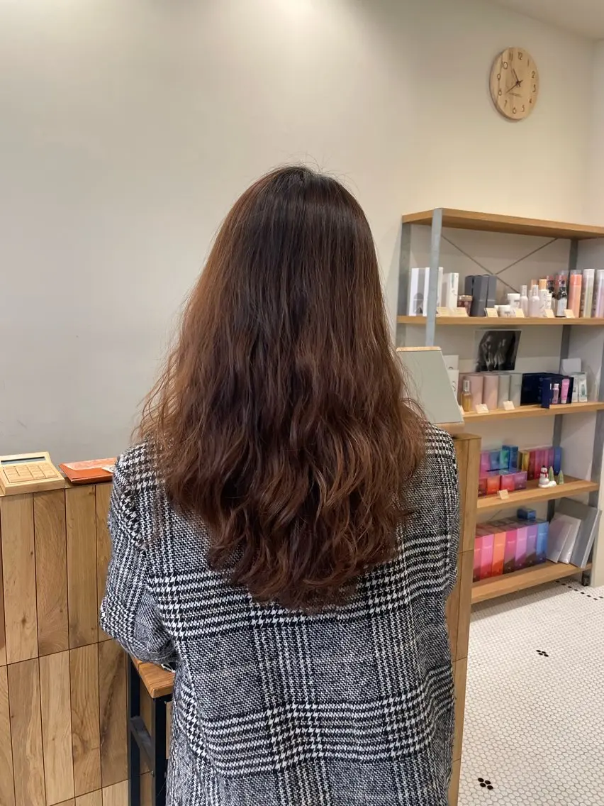 セミロング レイヤーカット 🌱 はるかのヘアスタイル