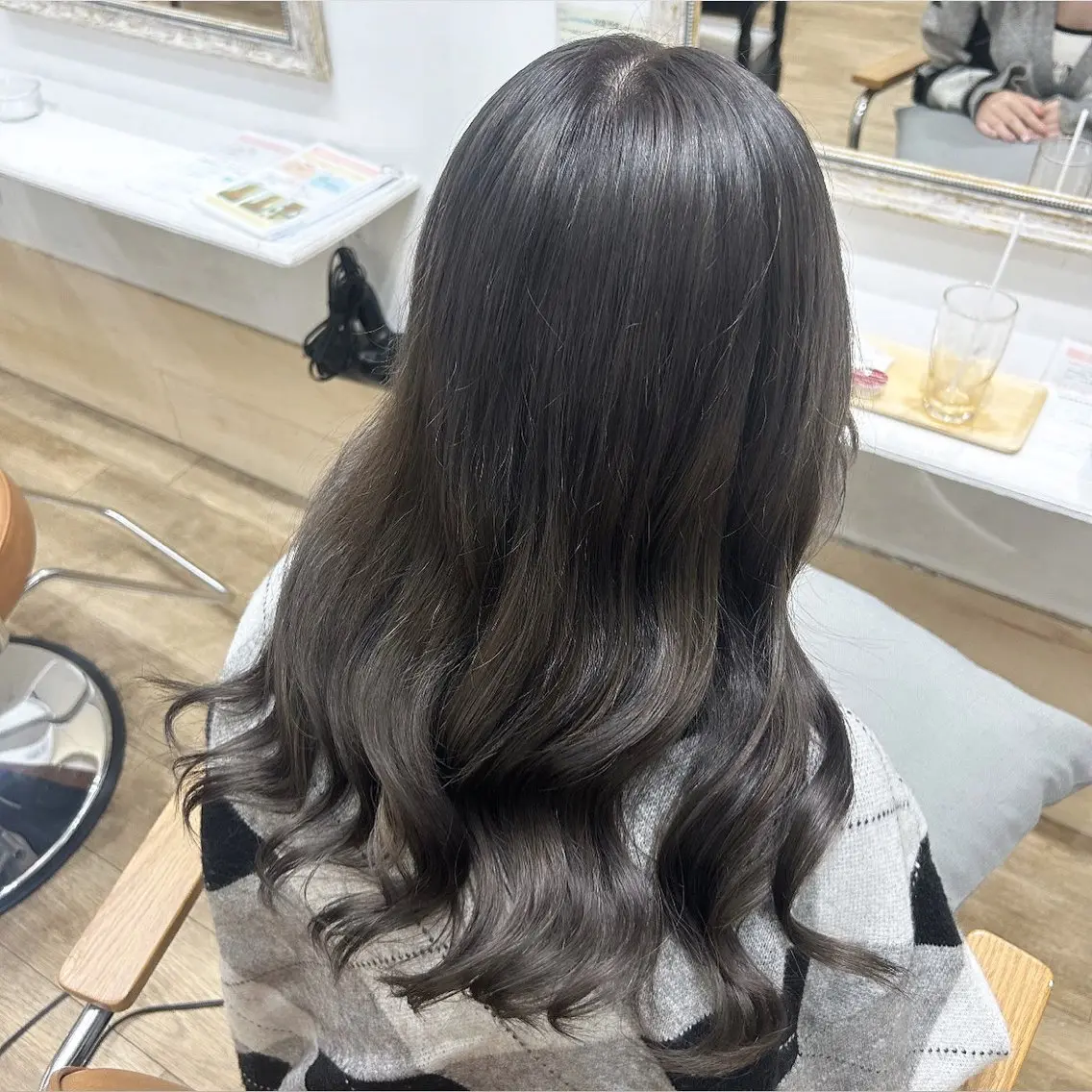 ロング ヘアカラー スズナ♡オリーブ・ ベージュ特化🪽のヘアスタイル