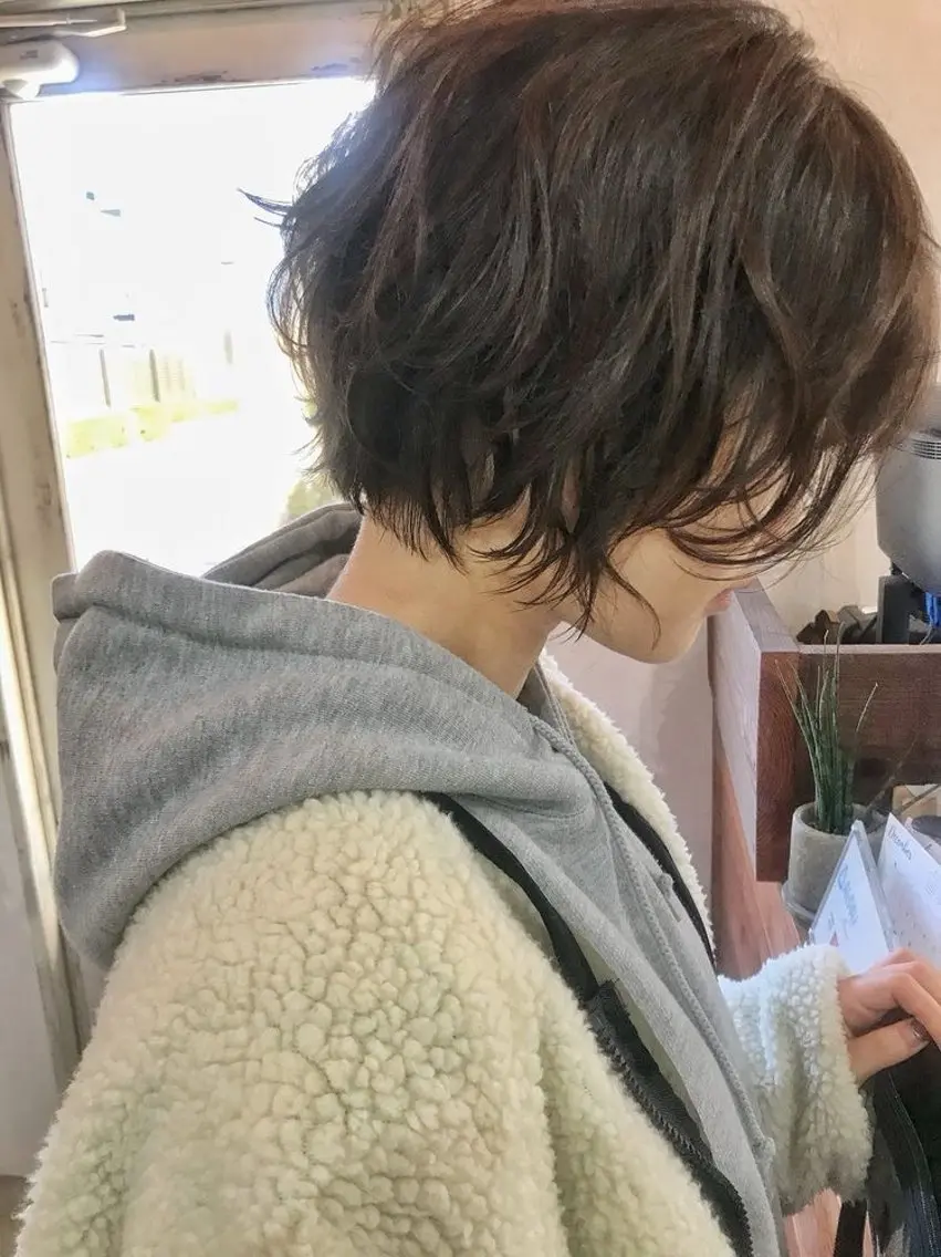 【ショートボブ】カット&パーマ📍銀座の写真