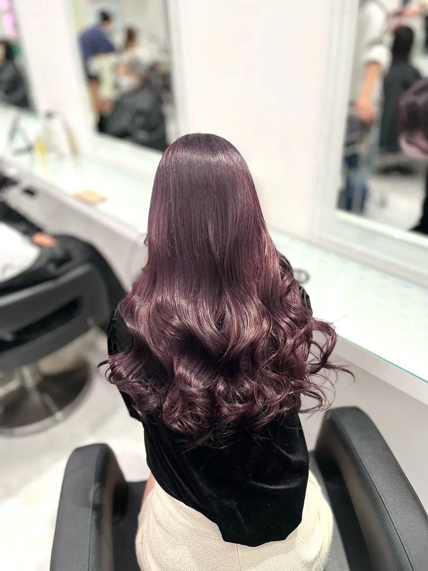 ロング ヘアカラー トリートメント 🤍ワンホンヘア 🤍Rikuto🤍のヘアスタイル