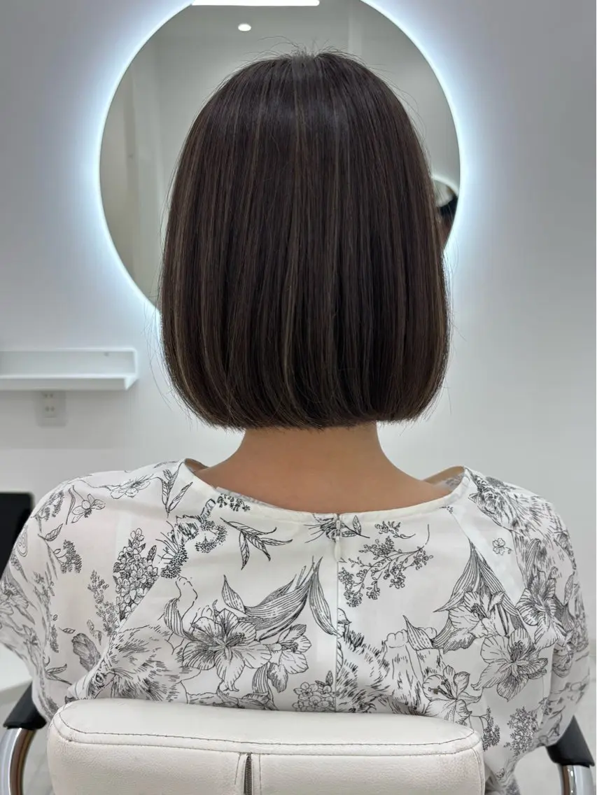 似合わせカット＋白髪ぼかしハイライトカラー＋2stepTR🌟の写真