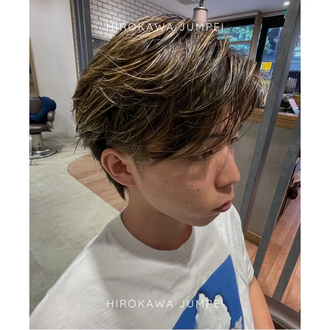 ミディアム 【メンズ特化】 廣川ジュンペイのヘアスタイル