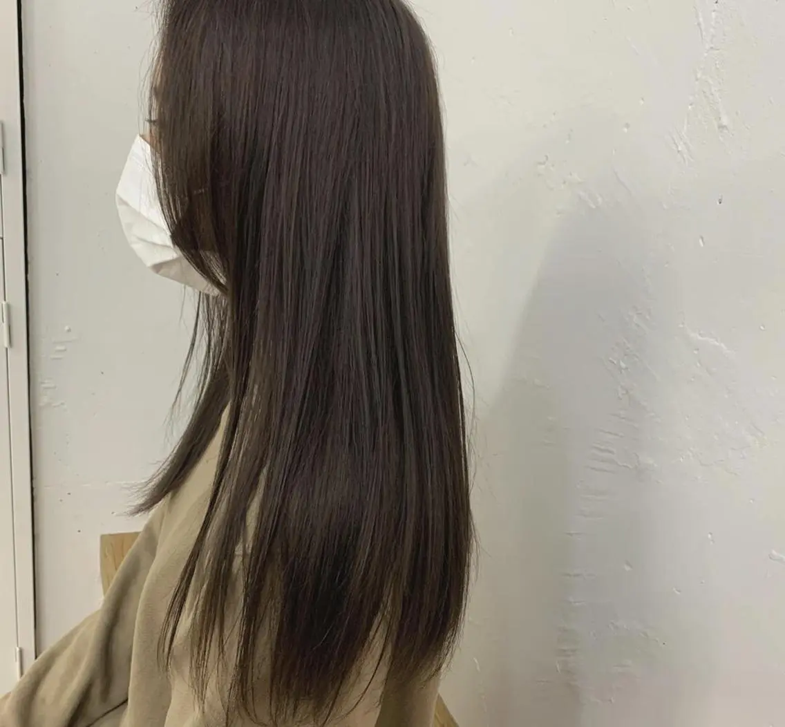 ミディアム パーマ カラー ショートボブ ミディアムパーマ アディクシーカラー ブリーチ ケアブリーチ ヘアカラー トリートメント CEINE OURのヘアスタイル