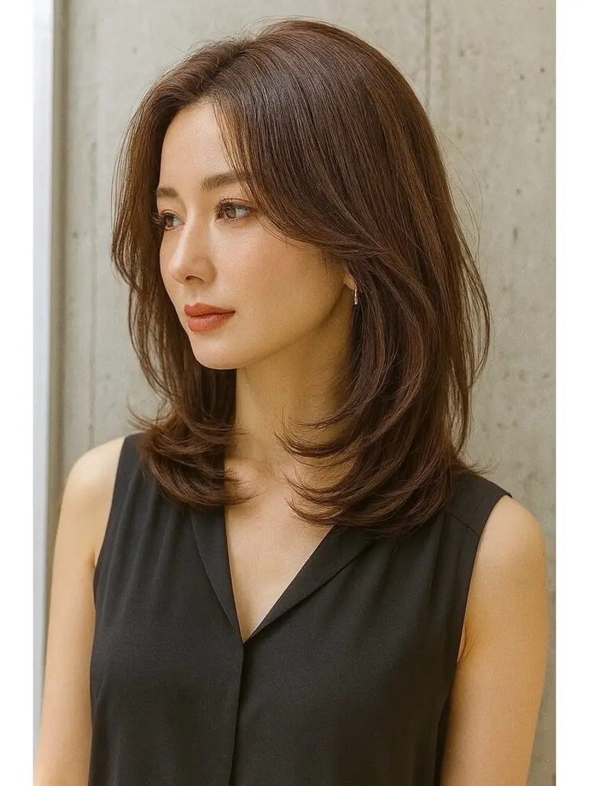 ミディアム ミディアム特化 COA 日向のヘアスタイル