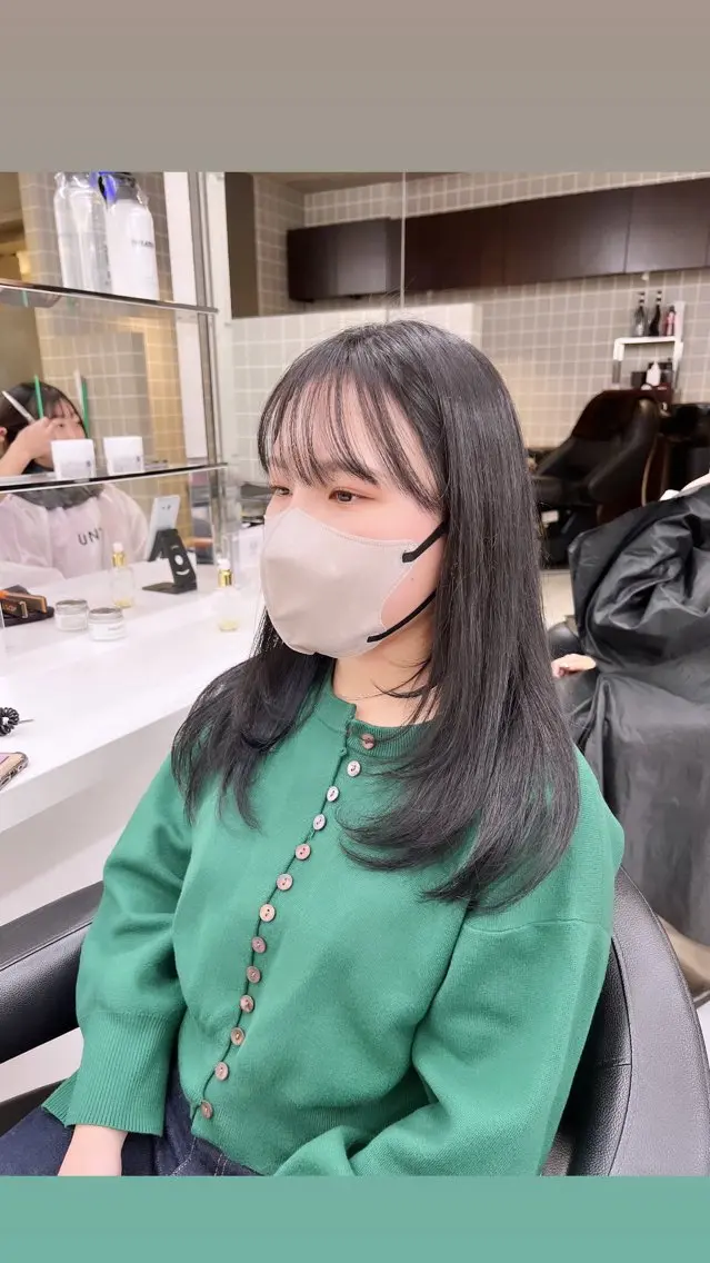 ロング カラー パーマ ヘアアレンジ メンズ 上品＆韓国風 🥀海心🥀のヘアスタイル