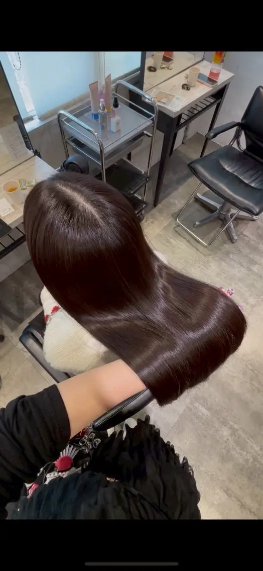 ロング カラー ヘアアレンジ 💟艶髪ワンカラー 💟/ミオのヘアスタイル