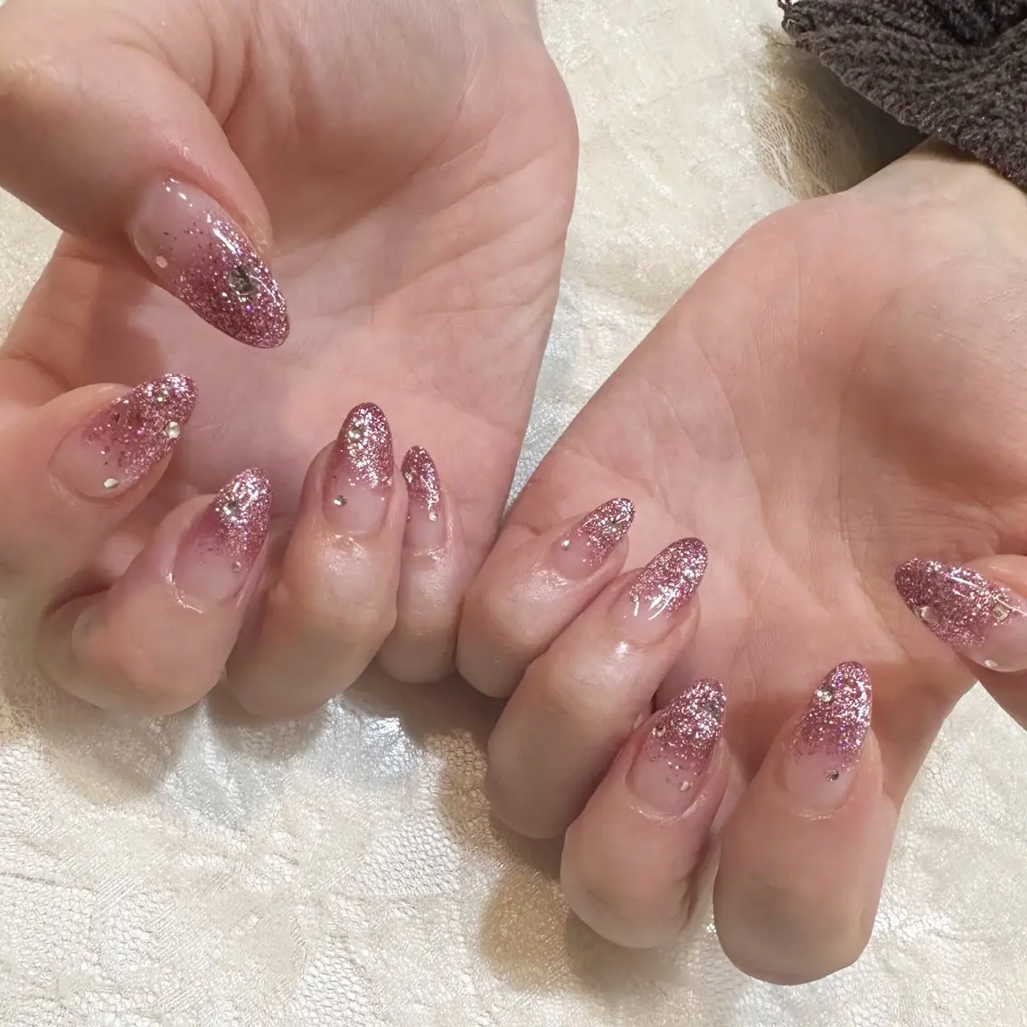 ネイル グラデーション ラメ(グリッター) ラメグラデーション nailist yuiのネイルデザイン
