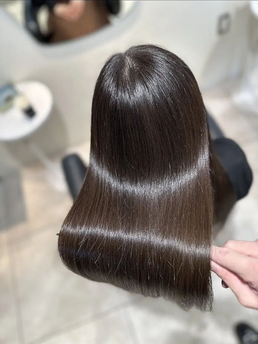 ロング パーマ 縮毛矯正 トリートメント 美髪矯正🫧艶髪特化 🫧関口太郎のヘアスタイル