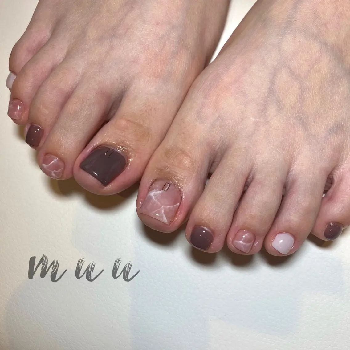 ネイル ワンカラーネイル muu nailのネイルデザイン