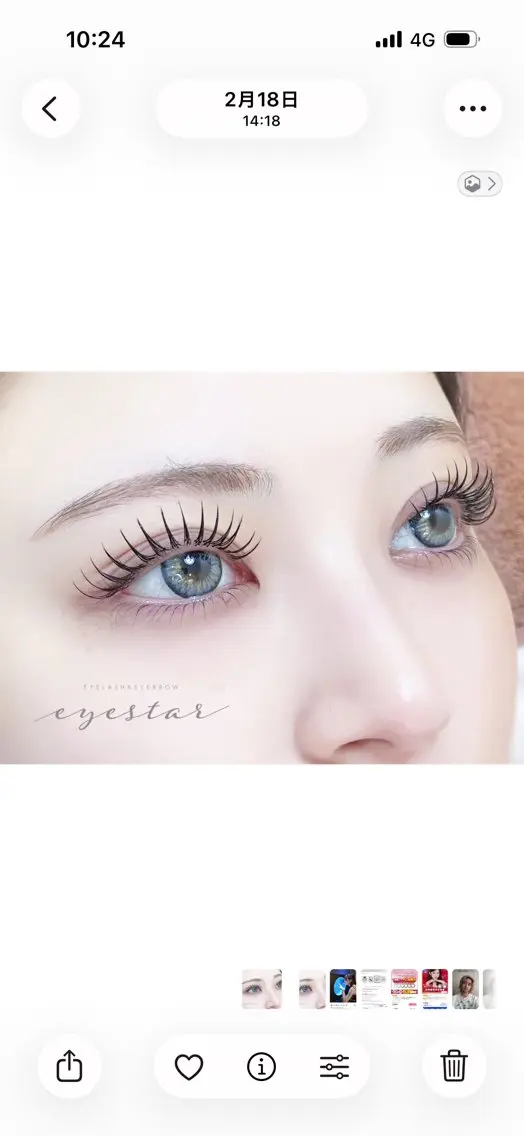 マツエク・マツパ EYE STAR RIKOのマツエク・マツパデザイン
