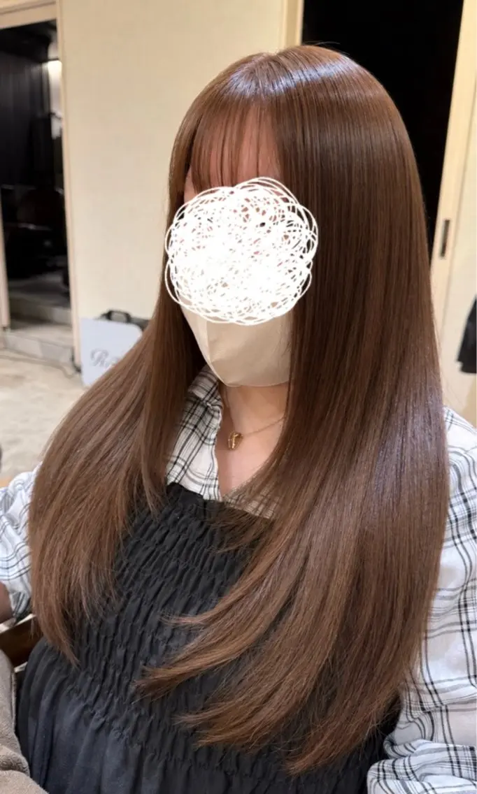 ロング レイヤーカット 髪質改善/まつげパー マ🦋トカオトハ‪のヘアスタイル