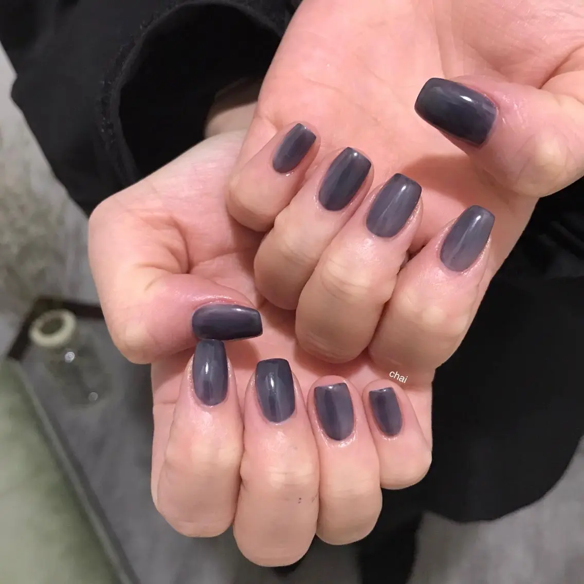 ネイル ワンカラーネイル ハンドネイル chai nail _ai📍鶴橋/桃谷のネイルデザイン