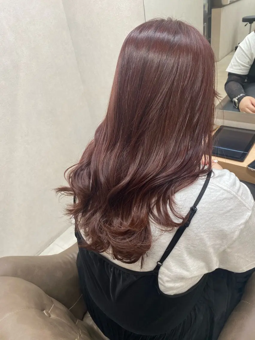 ロング ピンクブラウン HARUKA🍒 toccaのヘアスタイル