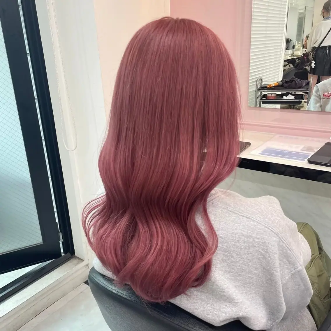 ロング ヘアカラー miku/ラベンダー 透明感カラー🪻❤︎のヘアスタイル