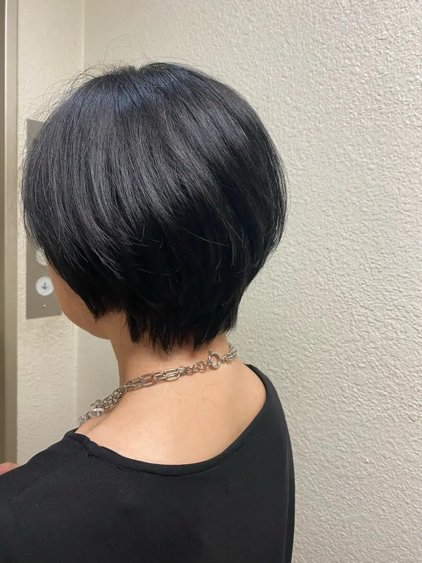 ショート 髪質改善&縮毛矯正 カット/soyaのヘアスタイル