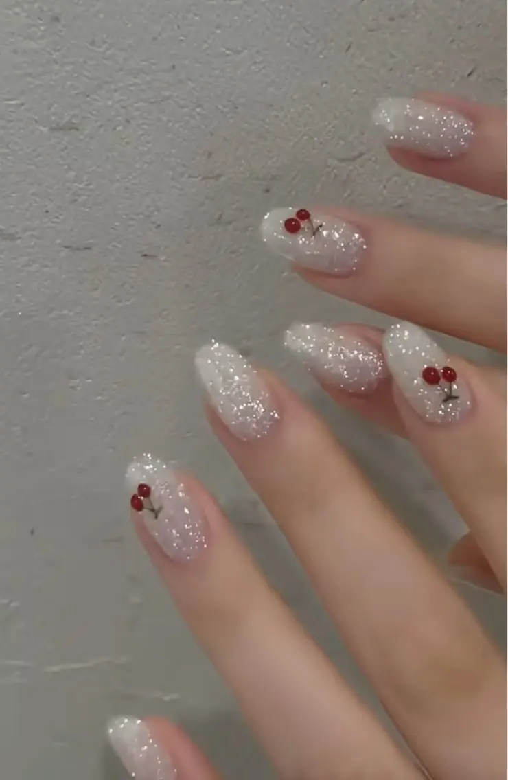 ネイル アートネイル チークネイル 長さ出し フラッシュネイル キラキラネイル ハンドネイル ハンドケア For you. Nail Salonのネイルデザイン