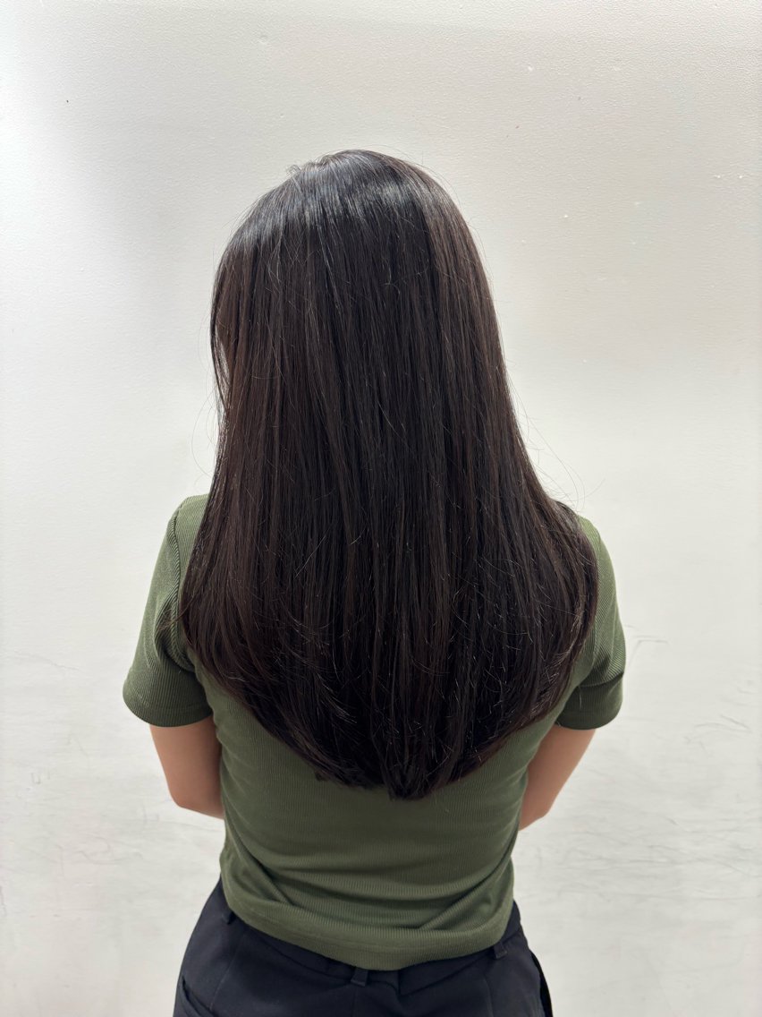 ロング カット ヘアカラー ホソダ ルミのヘアスタイル