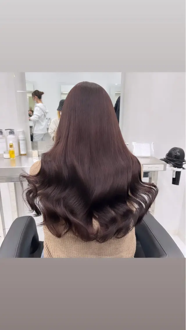ロング 🤍韓国艶ワンホン ヘアMayu🤍のヘアスタイル